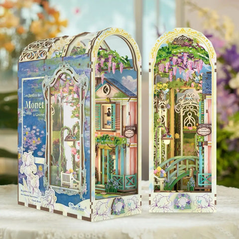 Giverny Garden - Large Book Nook Kit - Brain Spice