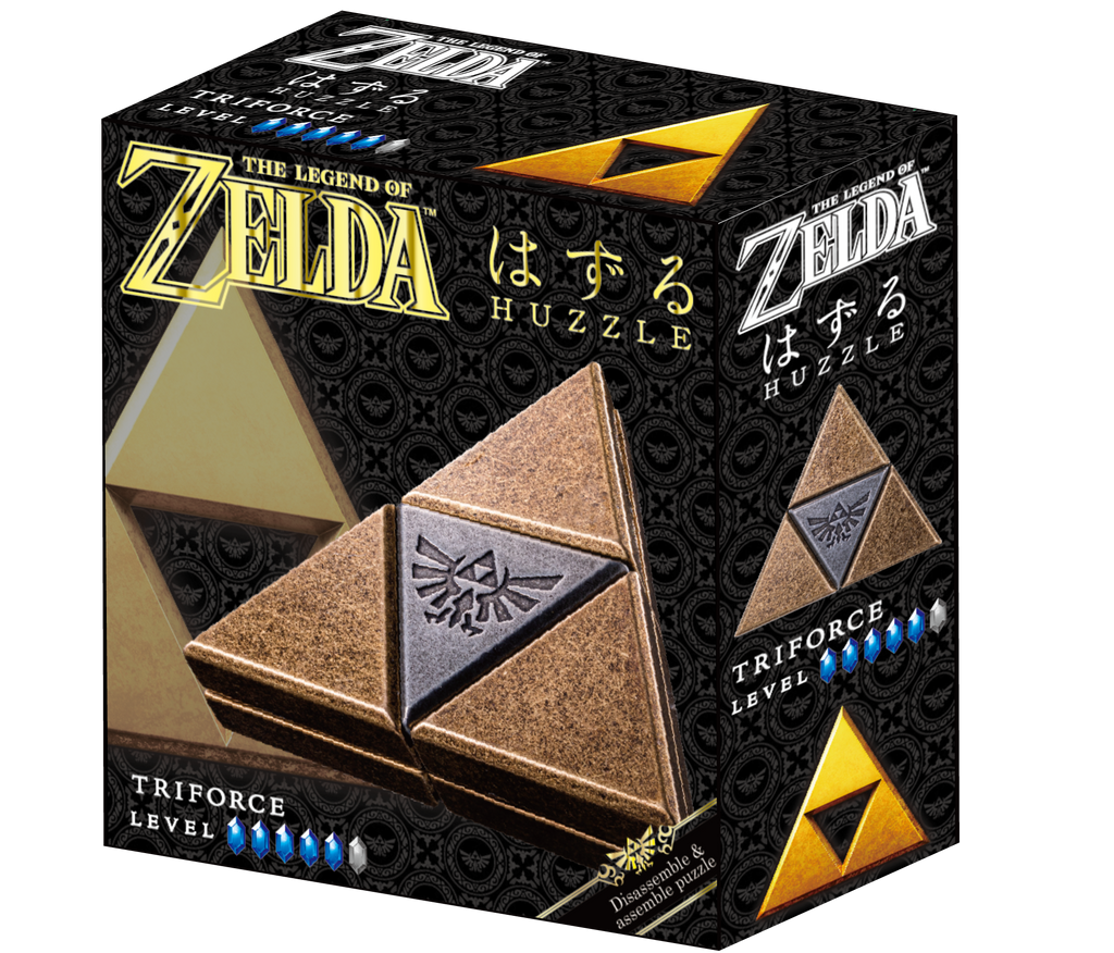 Triforce - Legend of Zelda - Huzzle Cast Puzzle - Brain Spice