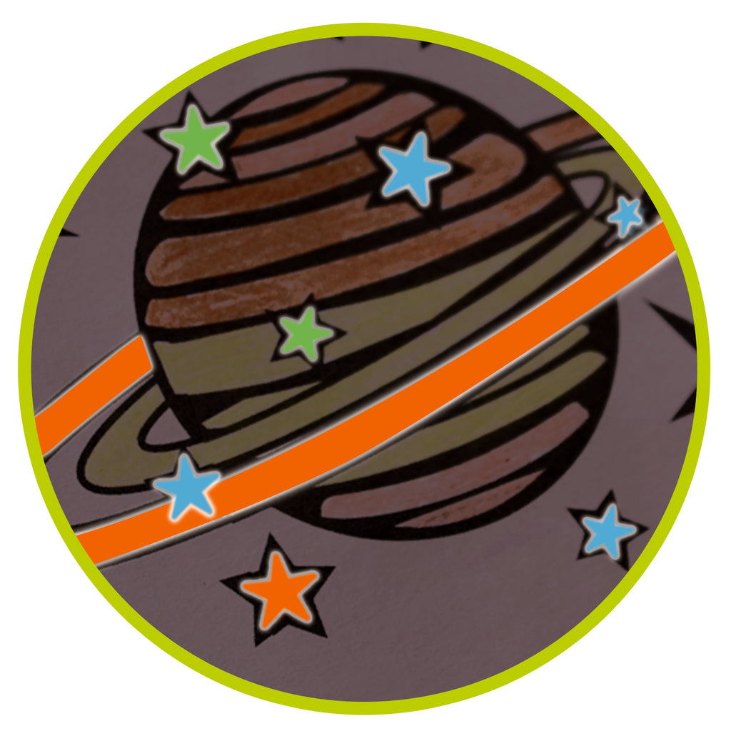 Glow-in-the-Dark Three Colour Paint Pens - Brain Spice