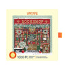 Gold Foil Festive Bookshop - Jigsaw 1000pc - Brain Spice