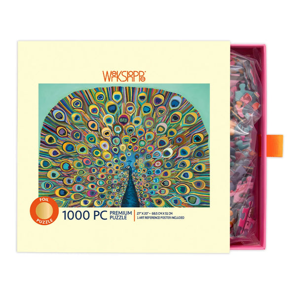Gold Peacock - Jigsaw 1000pc