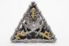 Grim Scythe - Grey Metal 7-Dice Set - Brain Spice