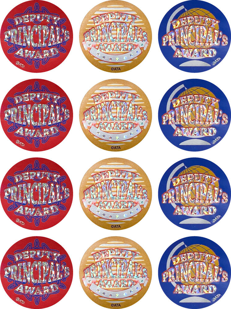 Deputy Principal Award - Large Foil Stickers - Brain Spice