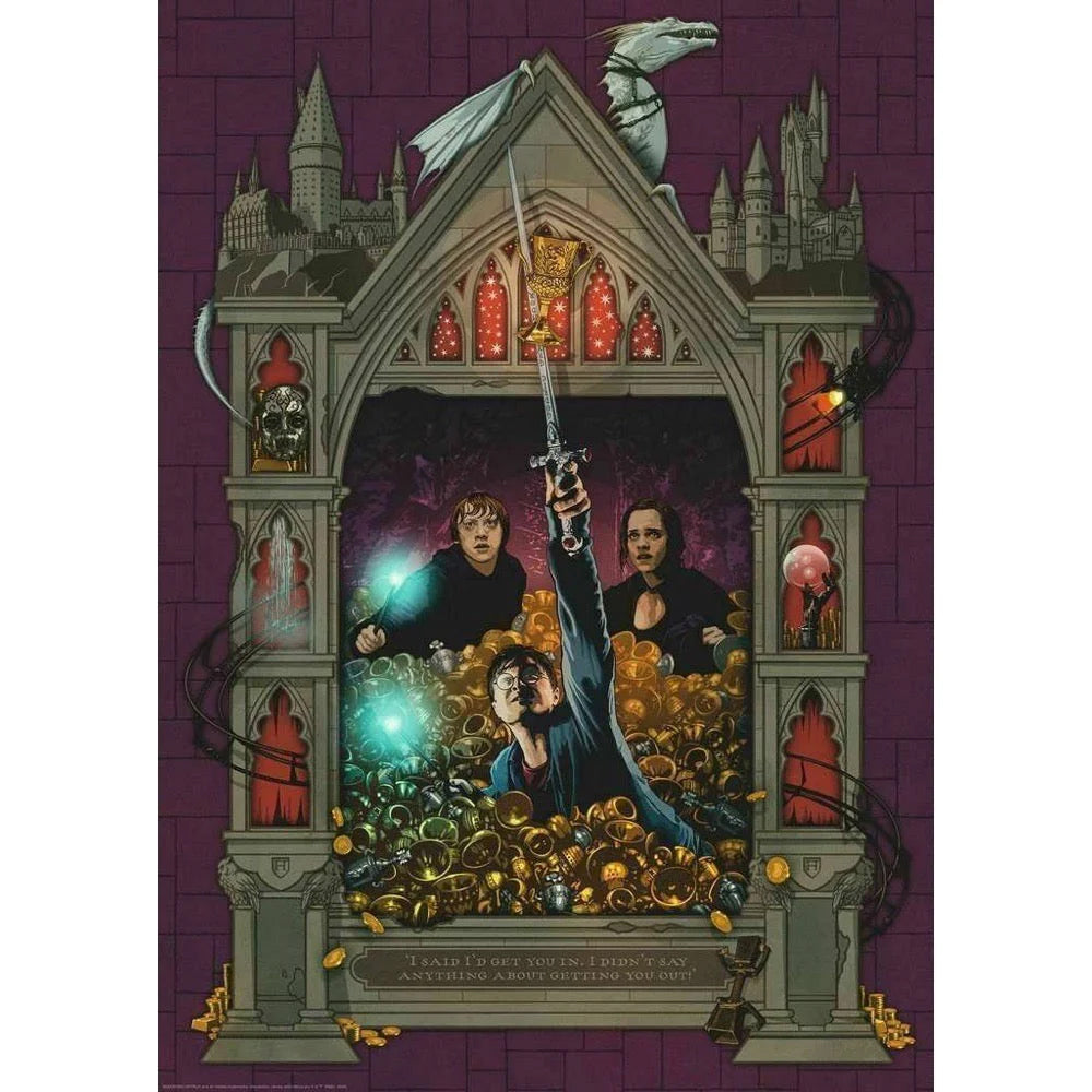 Harry Potter and the Deathly Hallows Part 2 Puzzle - 1000pc - Brain Spice