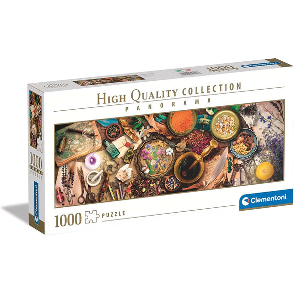 Herbalist Desk - Panoramic Jigsaw 1000pc - Brain Spice