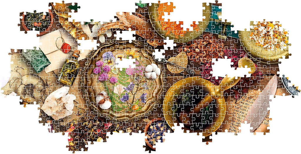 Herbalist Desk - Panoramic Jigsaw 1000pc - Brain Spice