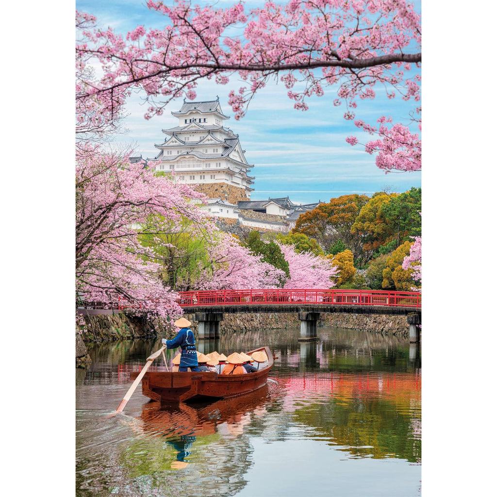 Himeji Castle in Spring - Jigsaw 1000pc - Brain Spice