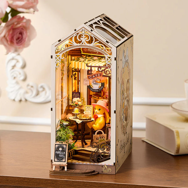 Holiday Cafe - DIY Bookends Kit - ROKR - Brain Spice