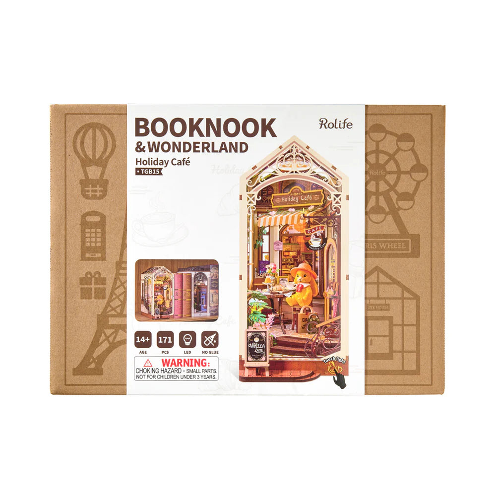 Holiday Cafe - DIY Bookends Kit - ROKR - Brain Spice