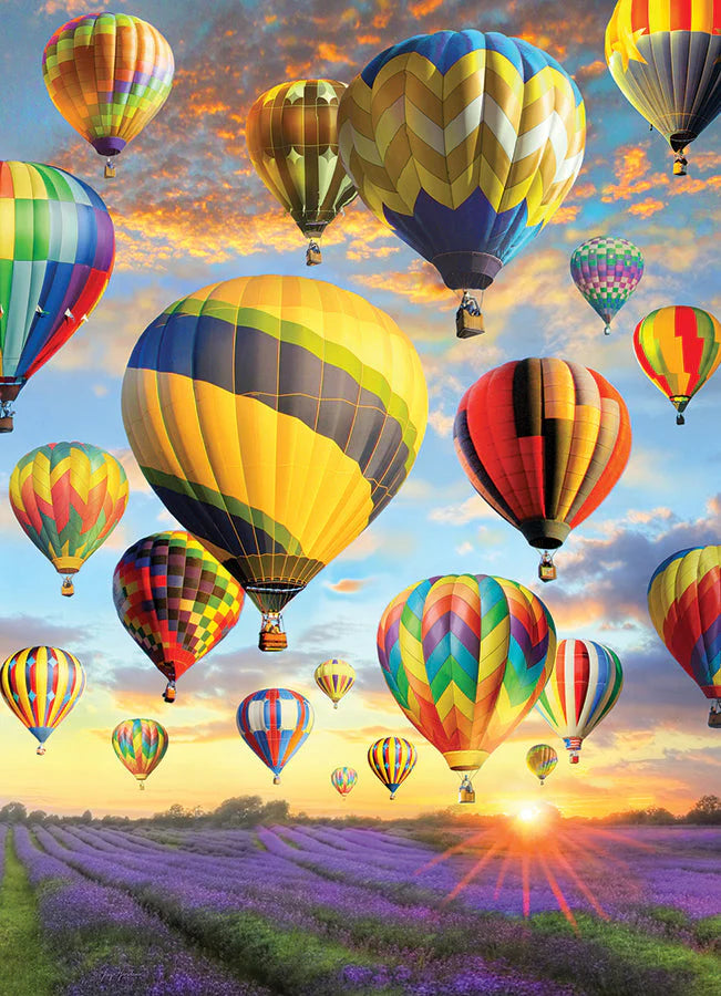 Hot Air Balloons - Jigsaw 1000pc - Brain Spice