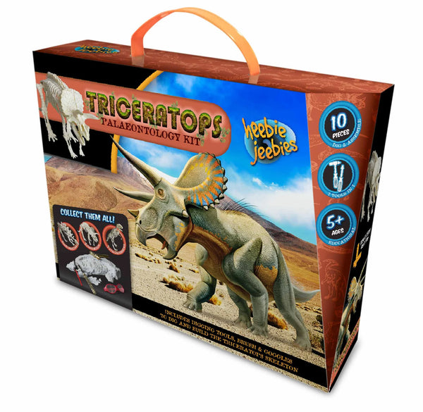 Triceratops Paleontology Kit