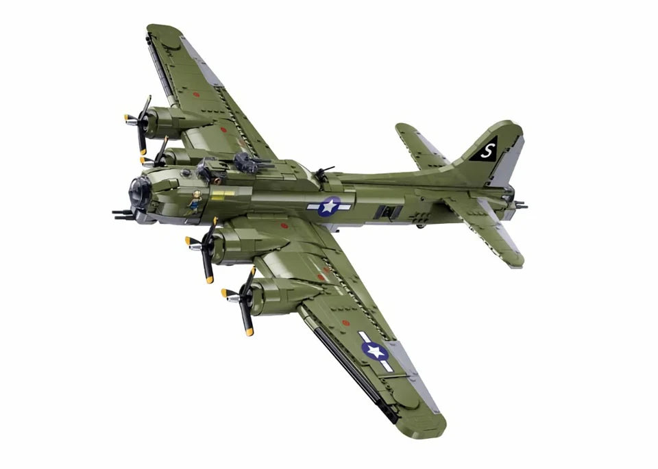 Model Bricks B-17GS Flying Fortress - Scale  1 to 44 - 1270pc - Brain Spice