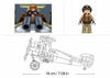 Model Bricks WW1 Sopwith Camel - Scale 1 to 35 - 293pc - Brain Spice
