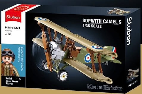 Model Bricks WW1 Sopwith Camel - Scale 1 to 35 - 293pc