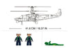 KA-52S Helicopter Gunship - Scale 1 to 35 - Model Bricks 913pcs - Brain Spice