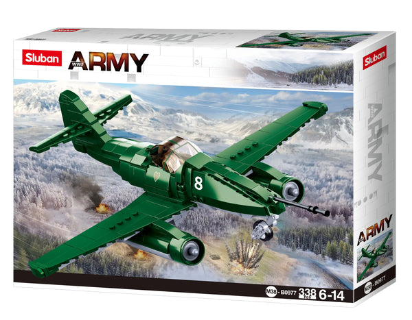 Model Bricks Battle of Budapest ME-262 Fighter - 338pc