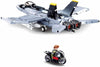 Model Bricks F/A 18E Super Bumblebee - 682pc - Brain Spice
