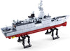 Frigate 054A - Scale 1 to 450 - Model Bricks 417pcs - Brain Spice