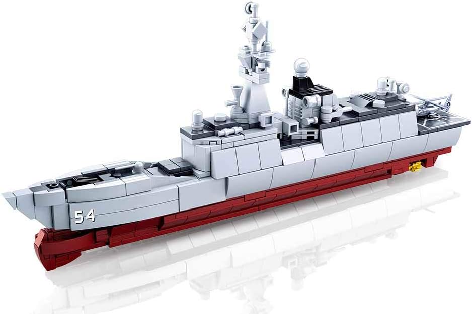 Frigate 054A - Scale 1 to 450 - Model Bricks 417pcs - Brain Spice