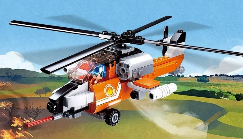 Aviation Helicopter - 129pc Model - Brain Spice