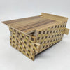 Zebra Wood Ichimatsu Puzzle Box - 18 steps - Brain Spice