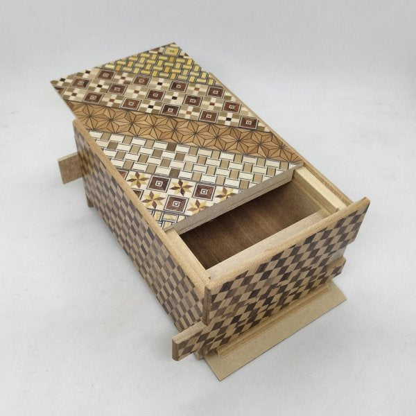 Yosegi / Ichimatsu Puzzle Box - 27 steps - Brain Spice