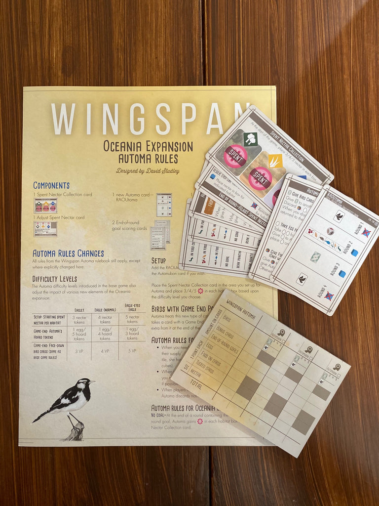 Wingspan Oceania Expansion - Stonemaier Games - Brain Spice