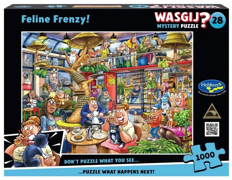 Wasgij Mystery 28 - Feline Frenzy - Wasgij - 1000pc - Brain Spice