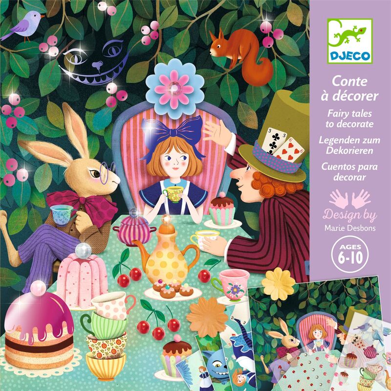 In Wonderland Fairy Tale to Decorate Set - Brain Spice