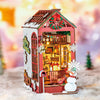 Indoor Christmas Scene - DIY Bookends Kit - ROKR - Brain Spice