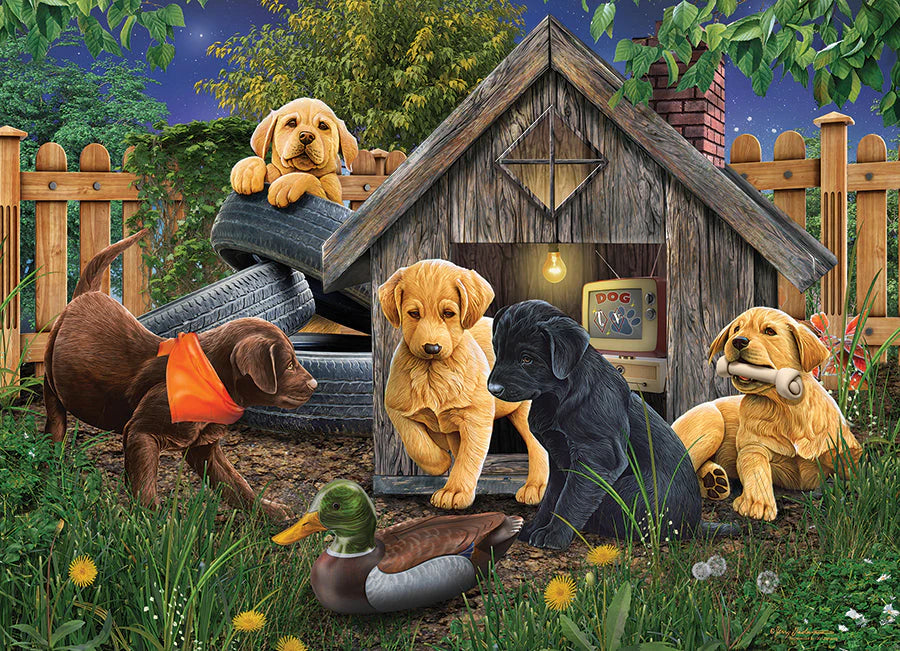 In the Doghouse - Jigsaw 1000pc - Brain Spice