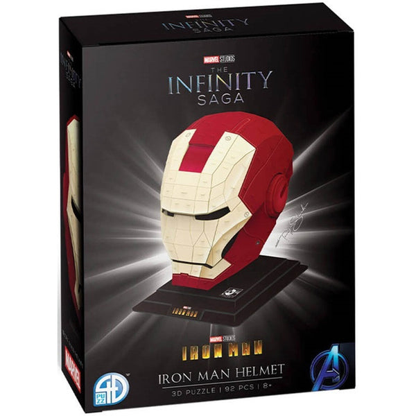 Iron Man Helmet - 3D Card Construction- 92pc - Brain Spice