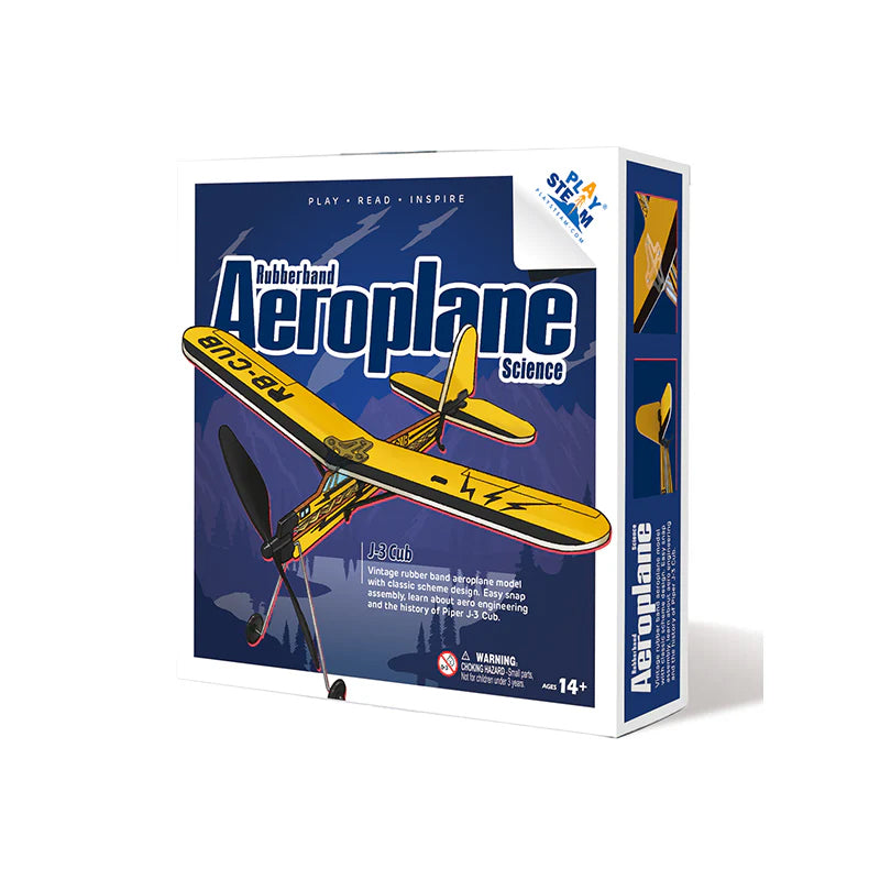 J-3 Cub - Rubber Band Airplane Science - Brain Spice