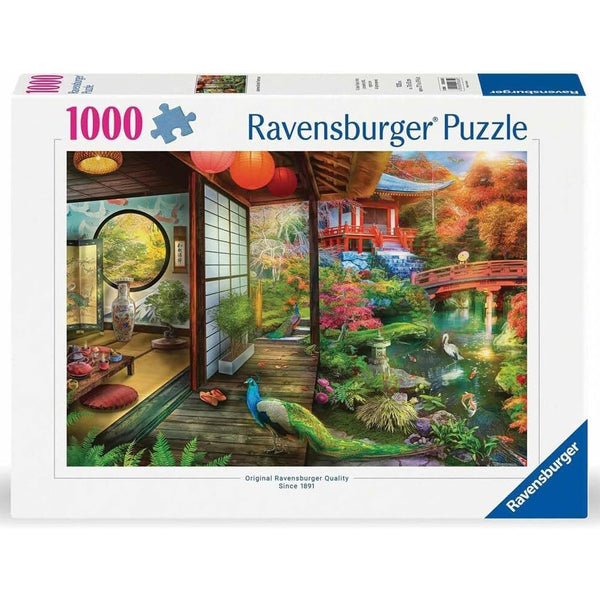 Japanese Garden Teahouse - Jigsaw 1000pc - Brain Spice
