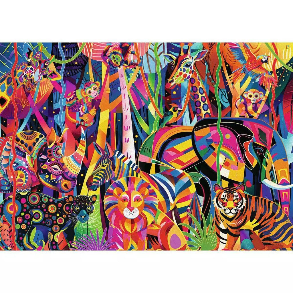 Jewelled Jungle Puzzle - 500pc - Brain Spice