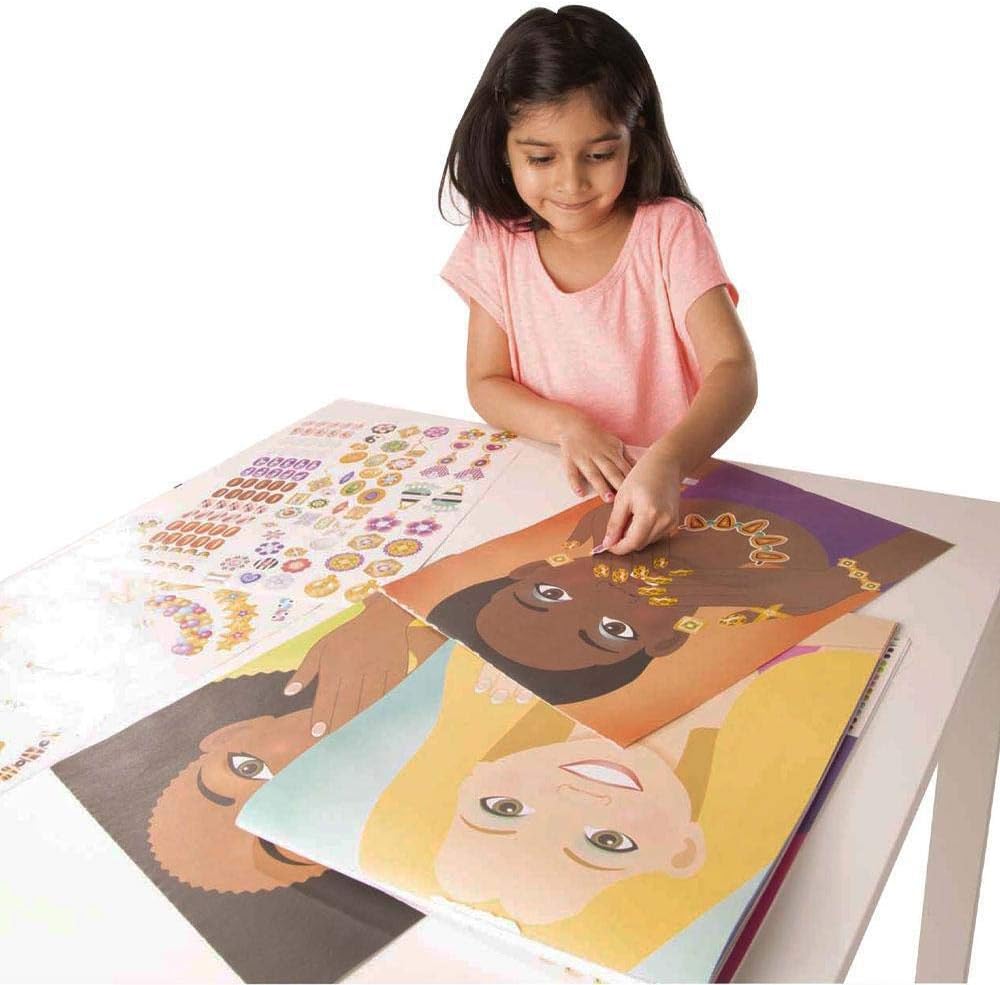 Jewellery & Nails Glitter Collection Sticker Pad - Brain Spice