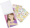 Jewellery & Nails Glitter Collection Sticker Pad - Brain Spice