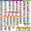 Jigraphy - Flags Capitals Currencies and Populations Puzzle - Brain Spice