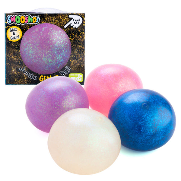 Jumbo Smooshos Glitter Ball - Brain Spice