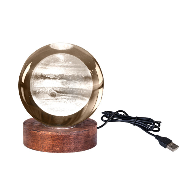 Jupiter - 3D Crystal Ball Lamp - Brain Spice