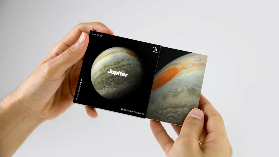 Jupiter Flipbook - The Solar System Collection - Brain Spice