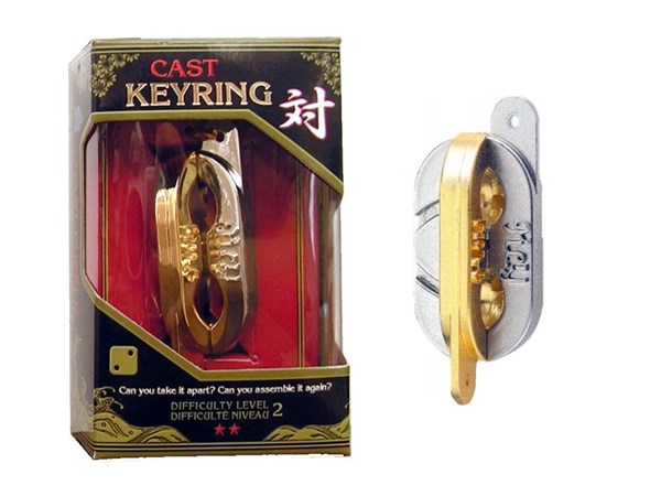 Keyring L2 - Huzzle Cast Puzzle - Brain Spice