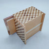 Knock Box Natural Wood - Square - 5 steps - Brain Spice