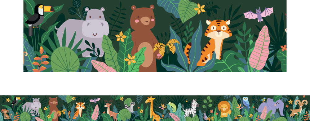 Wild Animals - Large Border - Brain Spice
