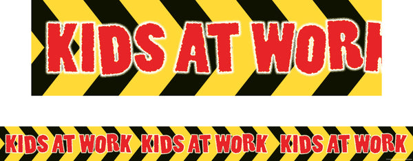 Kids at Work - Large Self Adhesive Repositional Border - Brain Spice