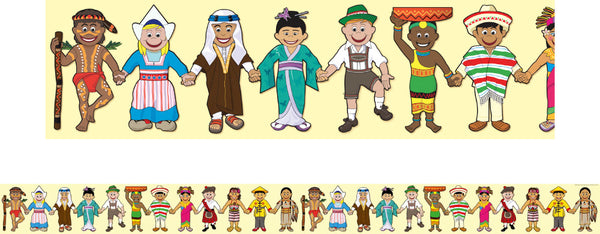 International Kids - Large Border - Brain Spice