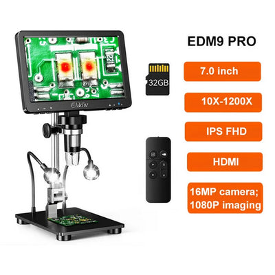 LCD Digital Microscope with 7inch Screen – Brain Spice