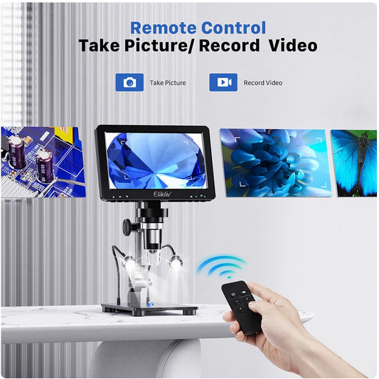 LCD Digital Microscope with 7inch Screen - Brain Spice