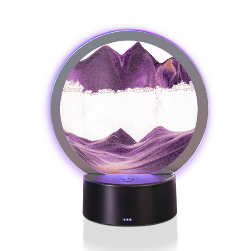 LED Sand Art - Purple 16cm diam - Brain Spice