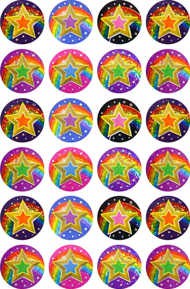 Stars - Laser Stickers - Brain Spice